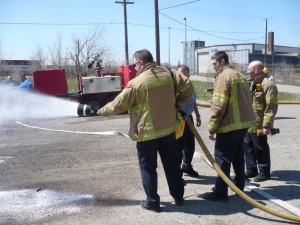 Gage hosts training for Ferndale Firefighters